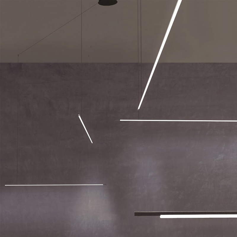 Rita by Ole – 59 1/16″ Suspension, Modular offers quality European interior lighting design | Zaneen Design